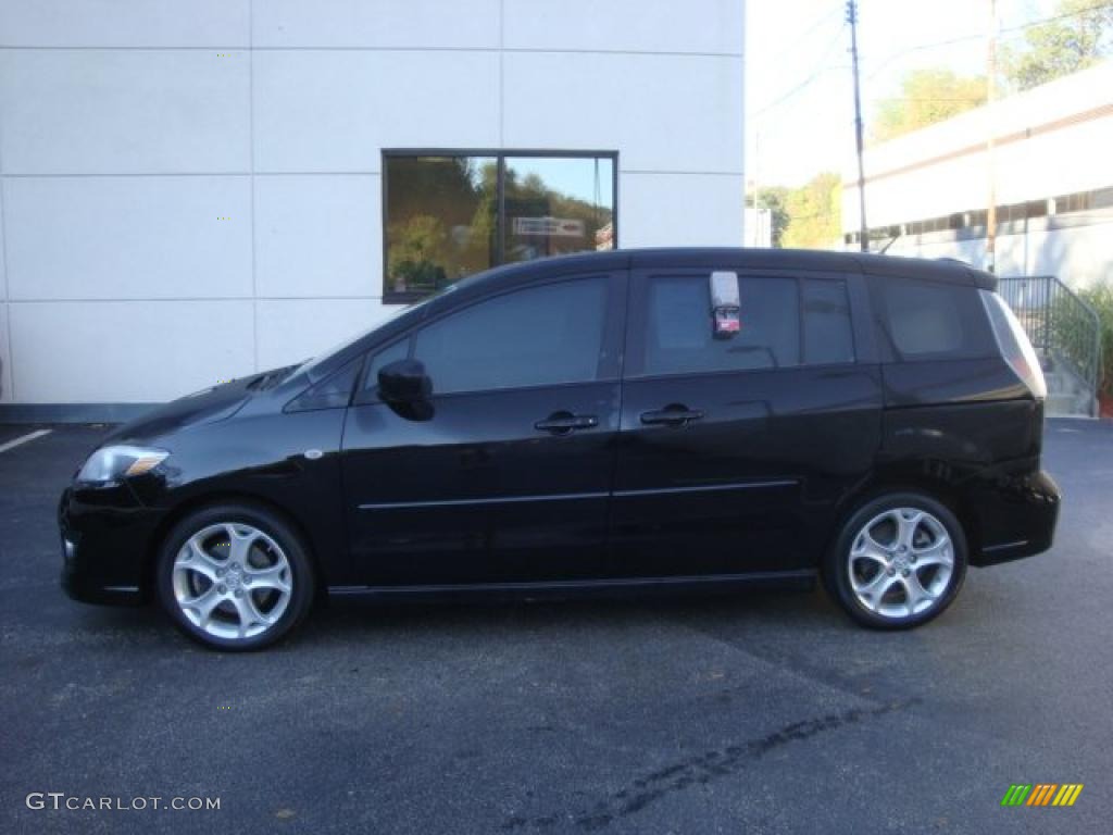 2008 MAZDA5 Grand Touring - Brilliant Black / Black photo #1