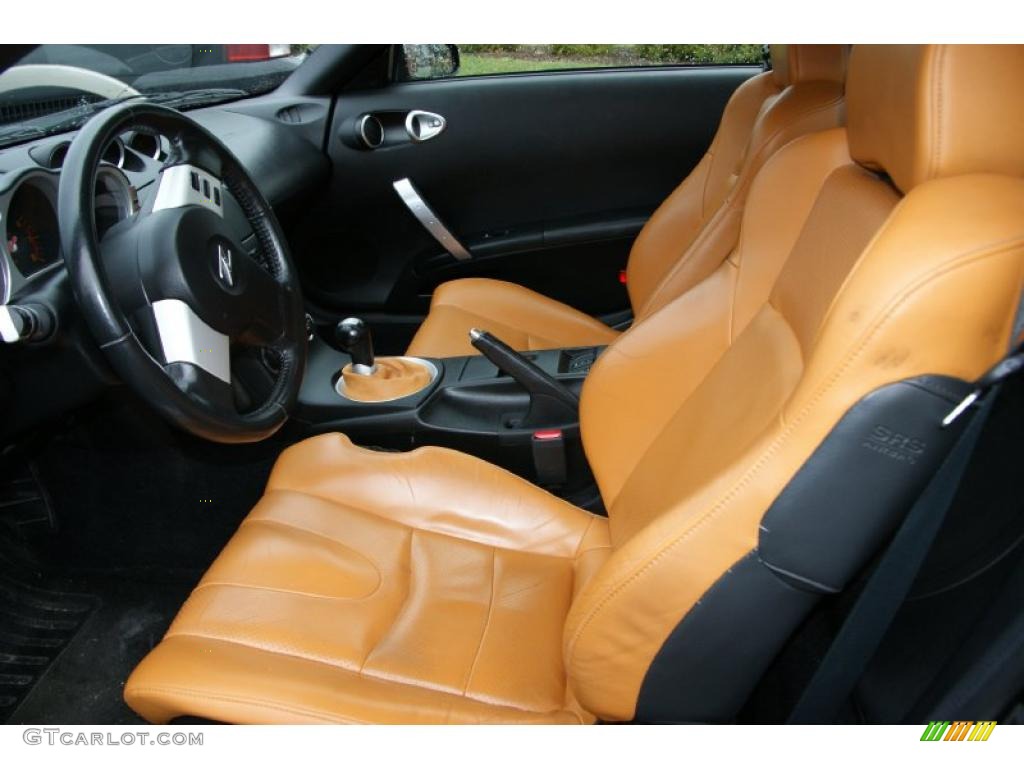 Burnt Orange Interior 2005 Nissan 350z Touring Coupe Photo