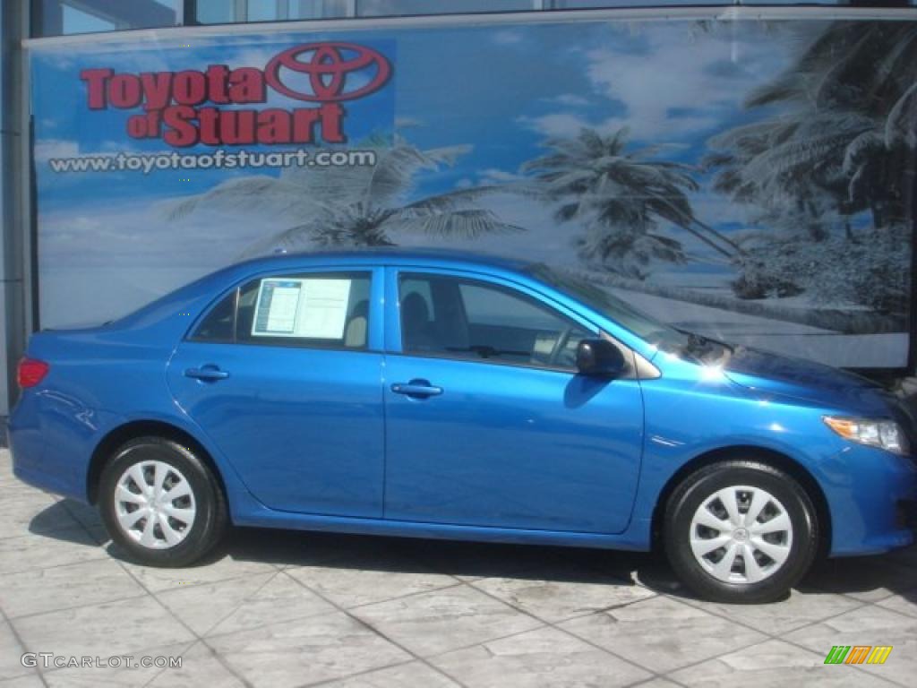 Blue Streak Metallic Toyota Corolla