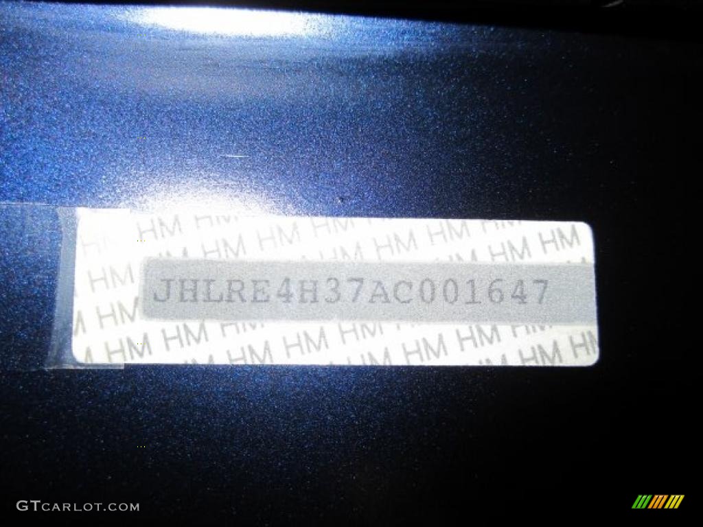 2010 CR-V LX AWD - Royal Blue Pearl / Black photo #19