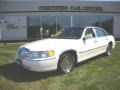 2002 White Pearlescent Metallic Lincoln Town Car Cartier #37584636