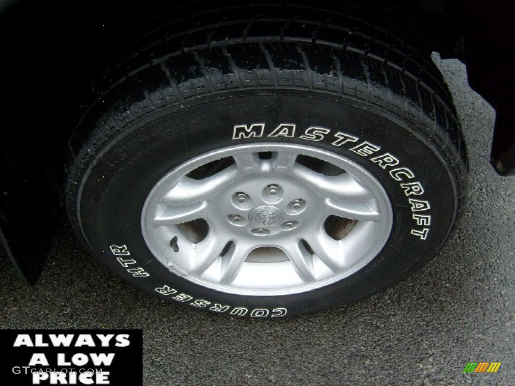 2003 Dakota SXT Quad Cab - Graphite Metallic / Dark Slate Gray photo #9