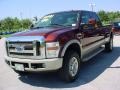 2008 Dark Copper Metallic Ford F350 Super Duty King Ranch Crew Cab 4x4  photo #16