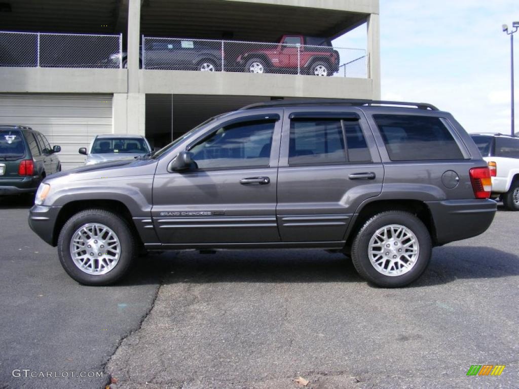 2004 Grand Cherokee Limited 4x4 - Graphite Metallic / Taupe photo #8