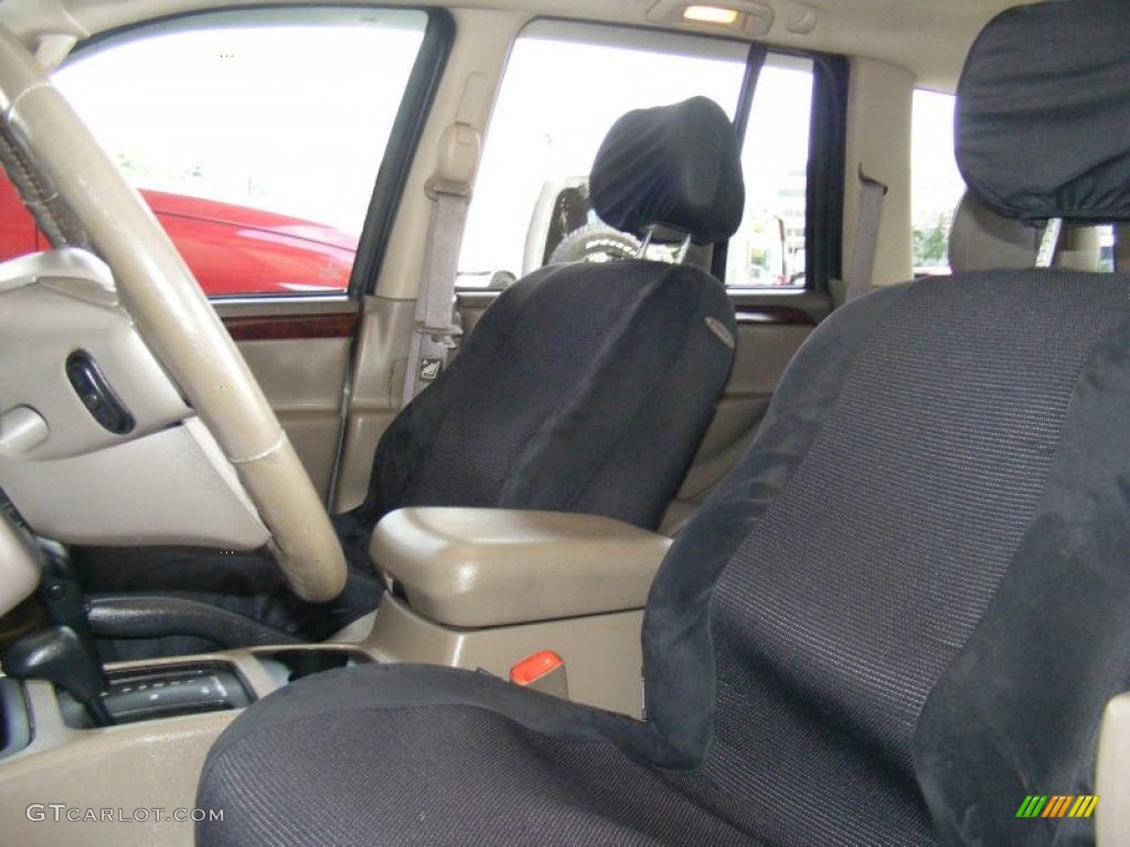 2004 Grand Cherokee Limited 4x4 - Graphite Metallic / Taupe photo #19