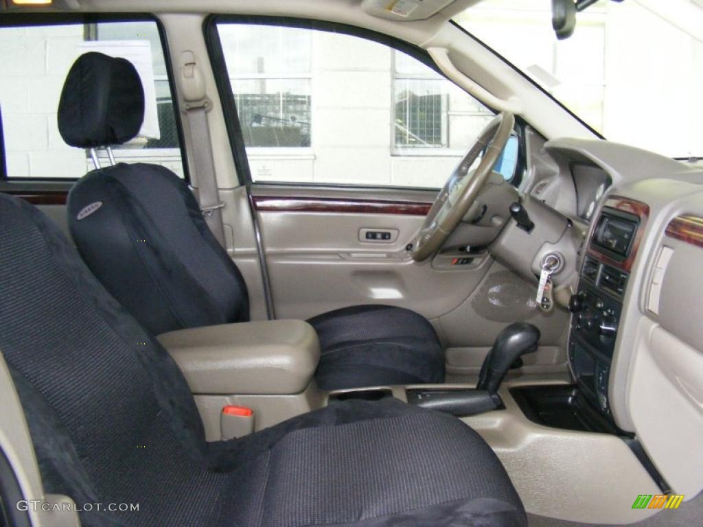 2004 Grand Cherokee Limited 4x4 - Graphite Metallic / Taupe photo #28