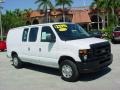 Oxford White 2010 Ford E Series Van E150 Cargo