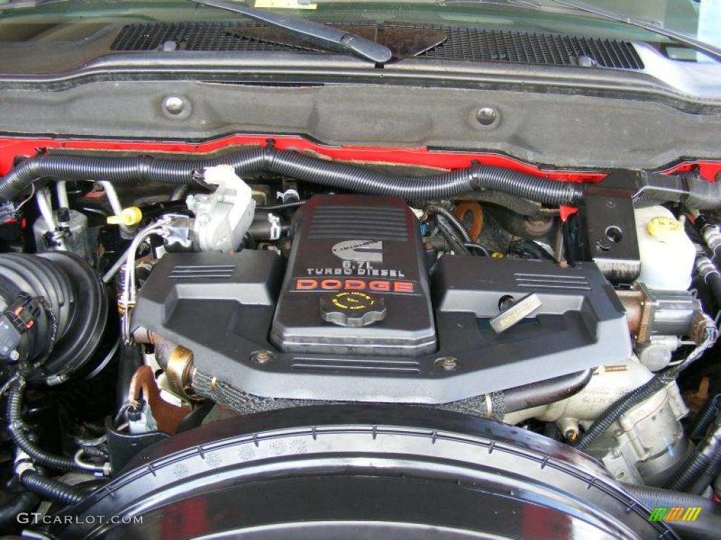 2007 Dodge Ram 2500 SLT Quad Cab 4x4 6.7L Cummins Turbo Diesel OHV 24V Inline 6 Cylinder Engine Photo #37589968