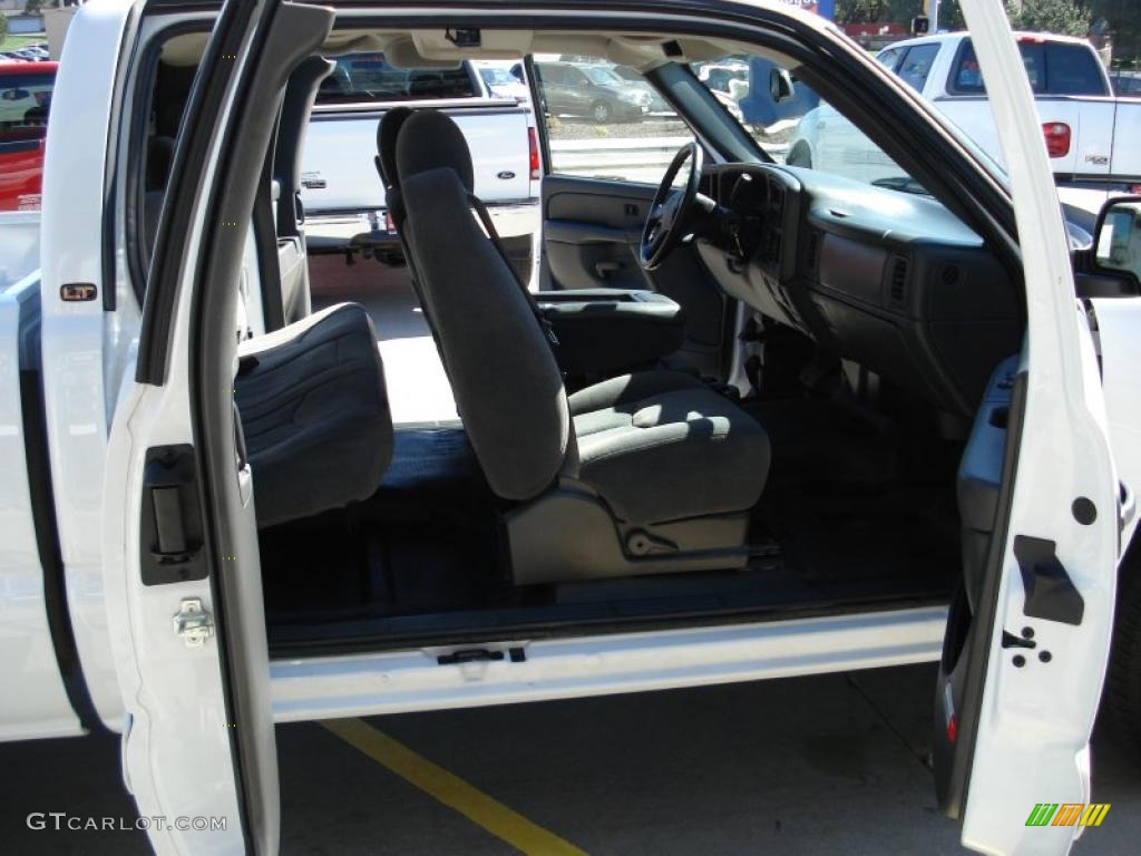 2006 Silverado 1500 LS Extended Cab 4x4 - Summit White / Dark Charcoal photo #18