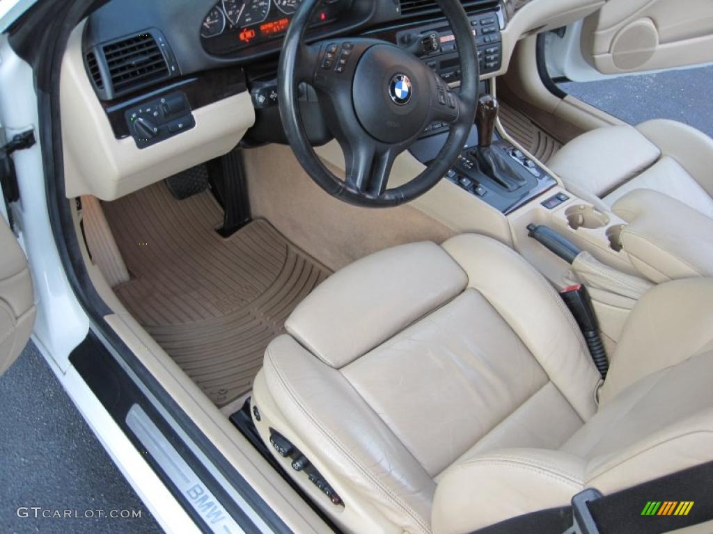 2004 3 Series 330i Convertible - Alpine White / Sand photo #4
