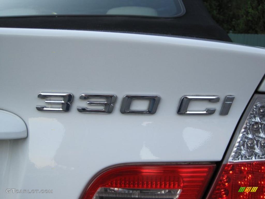 2004 3 Series 330i Convertible - Alpine White / Sand photo #5