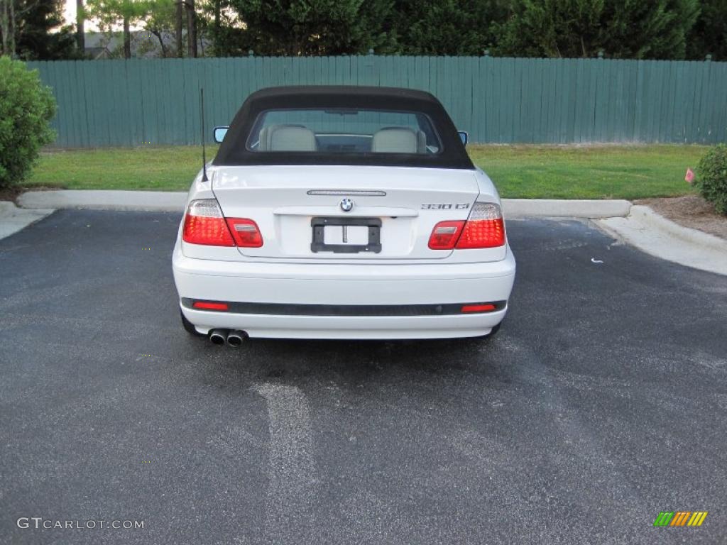 2004 3 Series 330i Convertible - Alpine White / Sand photo #13