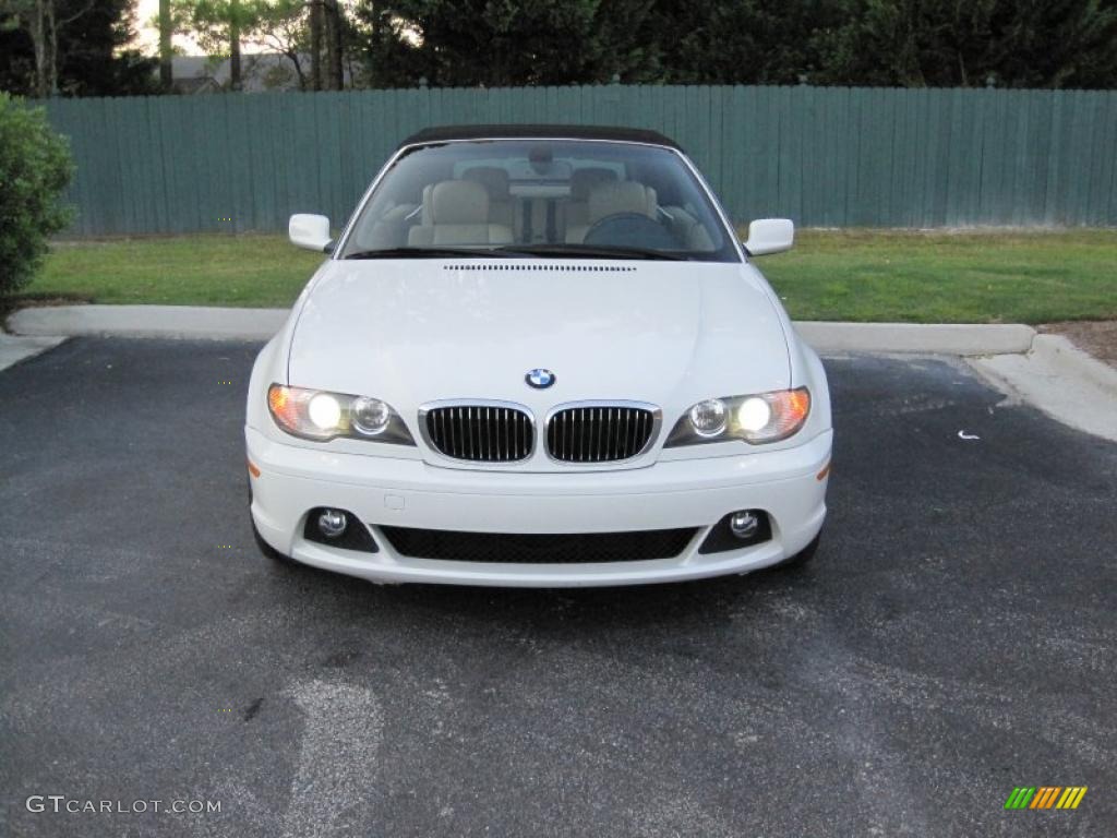 2004 3 Series 330i Convertible - Alpine White / Sand photo #18