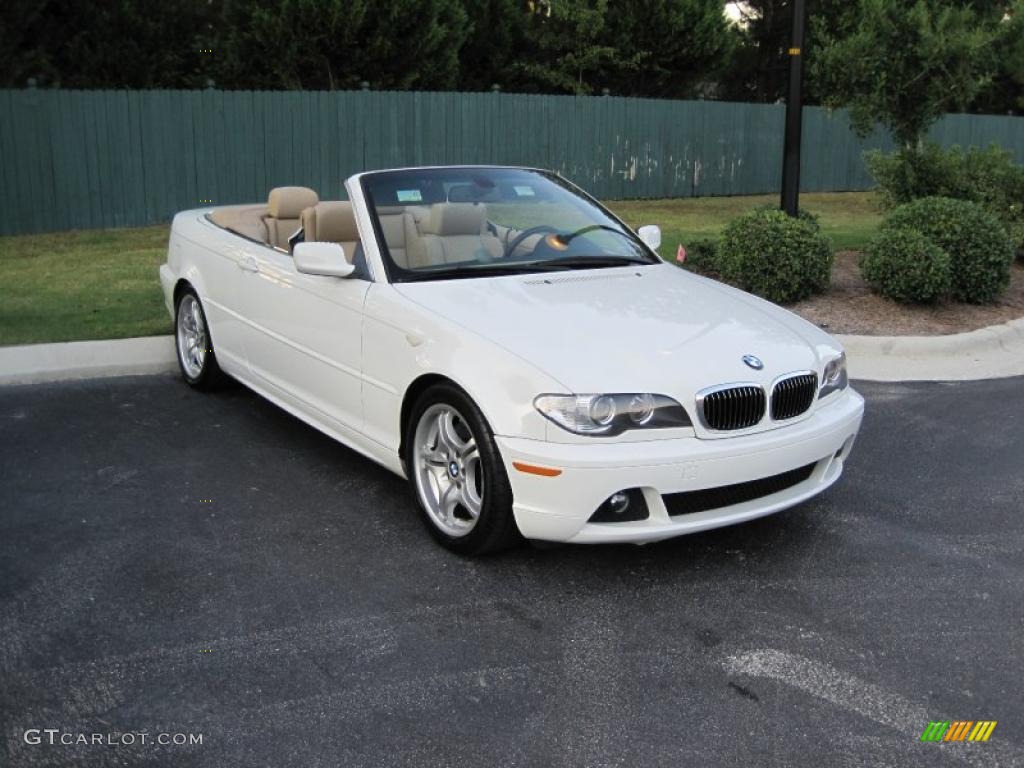 2004 3 Series 330i Convertible - Alpine White / Sand photo #21