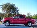 2010 Red Candy Metallic Ford F150 Lariat SuperCrew 4x4  photo #2