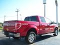 2010 Red Candy Metallic Ford F150 Lariat SuperCrew 4x4  photo #3