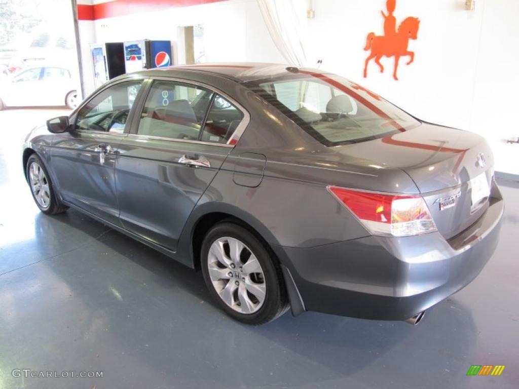 2008 Accord EX-L V6 Sedan - Polished Metal Metallic / Ivory photo #2