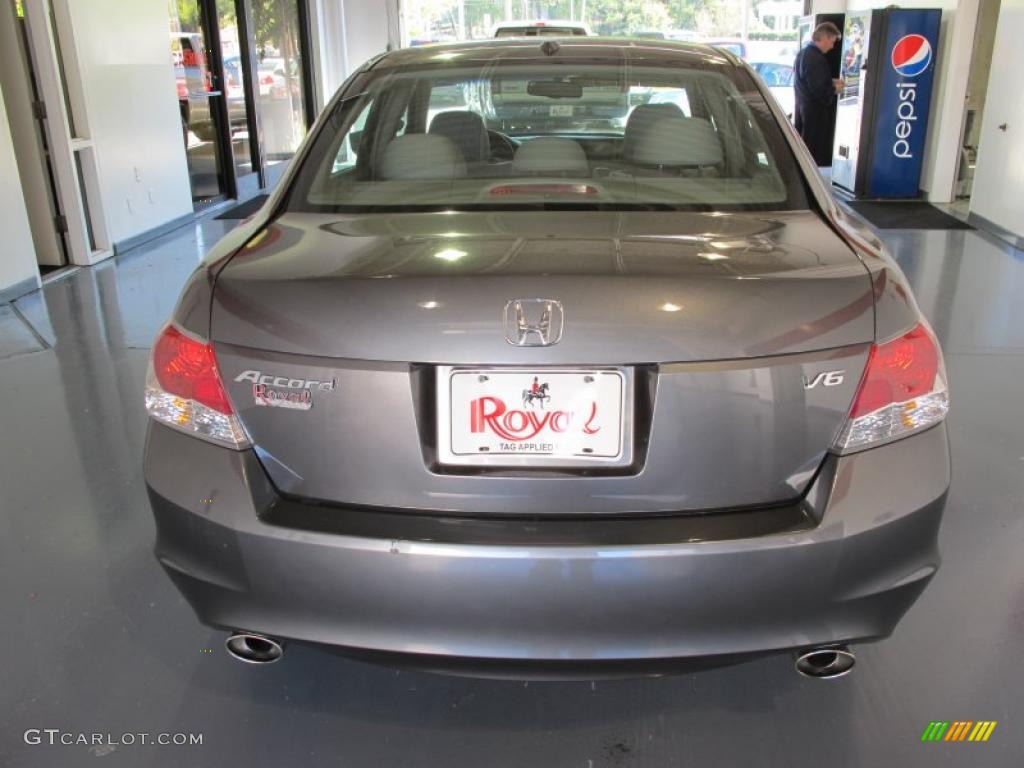 2008 Accord EX-L V6 Sedan - Polished Metal Metallic / Ivory photo #3