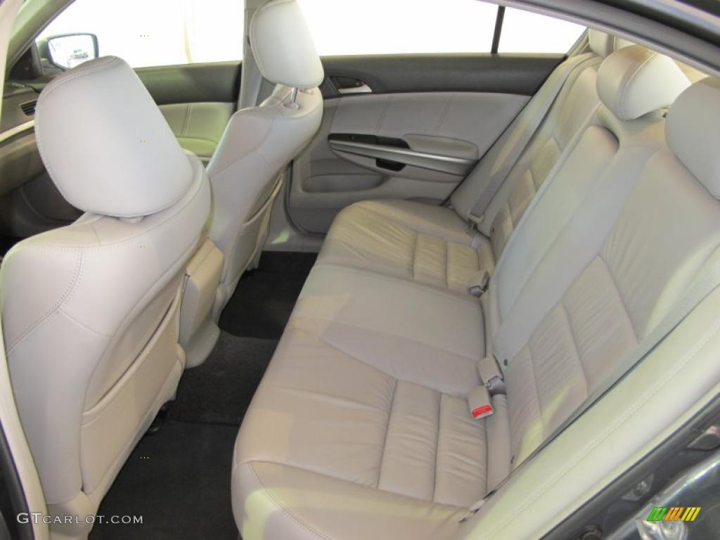 2008 Accord EX-L V6 Sedan - Polished Metal Metallic / Ivory photo #13