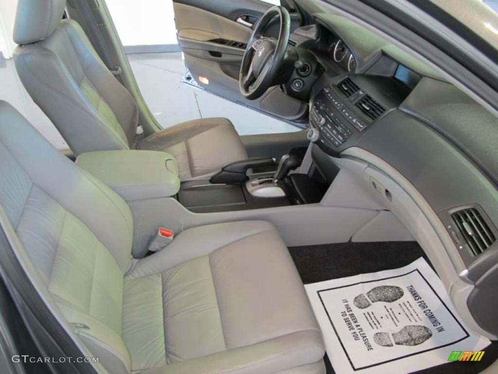 2008 Accord EX-L V6 Sedan - Polished Metal Metallic / Ivory photo #17