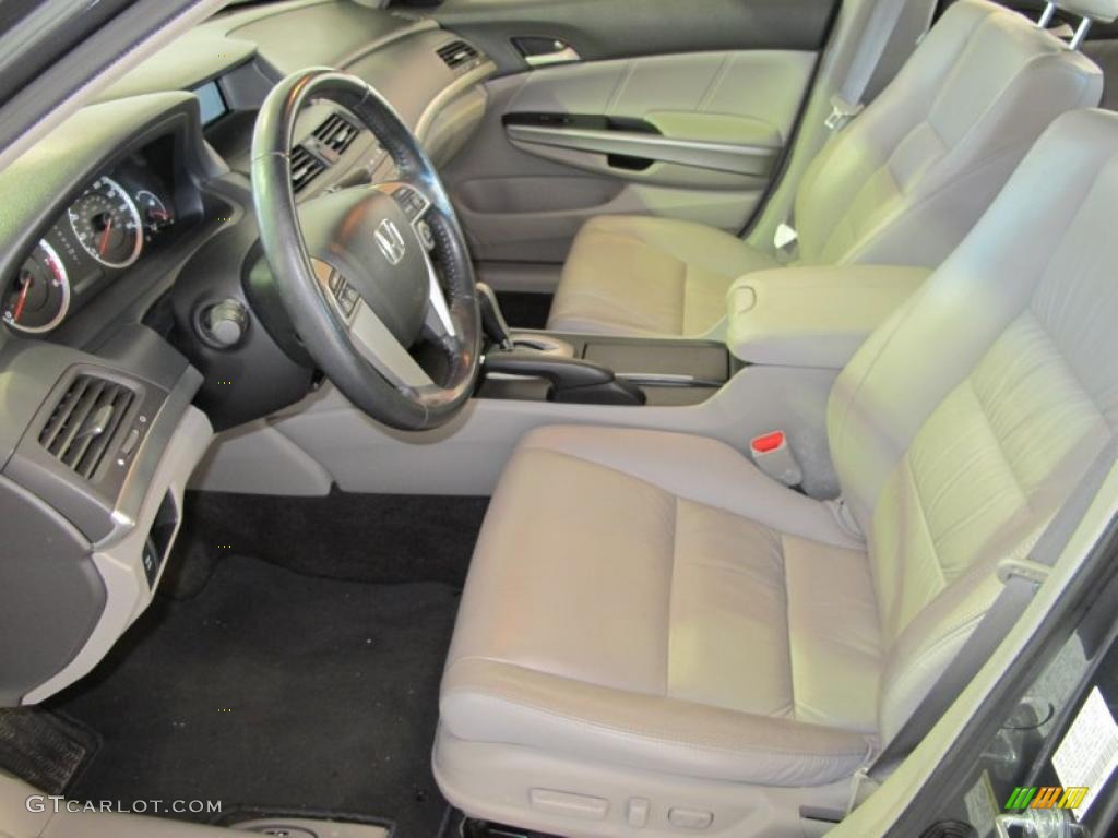 2008 Accord EX-L V6 Sedan - Polished Metal Metallic / Ivory photo #19