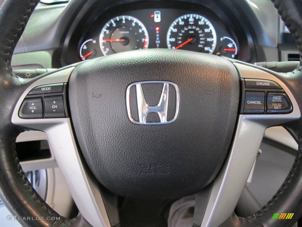 2008 Accord EX-L V6 Sedan - Polished Metal Metallic / Ivory photo #20