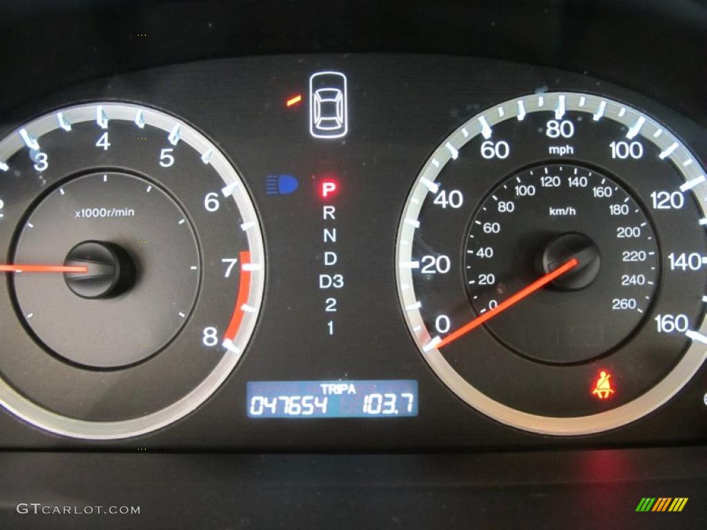 2008 Accord EX-L V6 Sedan - Polished Metal Metallic / Ivory photo #21