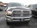 2011 Rugged Brown Pearl Dodge Ram 3500 HD Laramie Crew Cab 4x4 Dually  photo #2