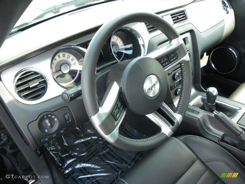2011 Mustang GT Premium Coupe - Ebony Black / Charcoal Black photo #3