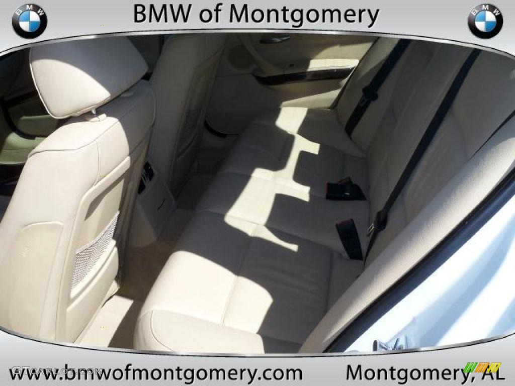 2008 3 Series 335i Sedan - Alpine White / Beige photo #20