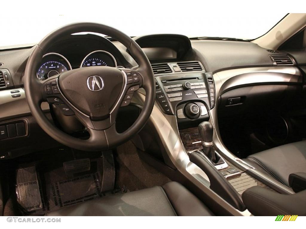 Ebony Interior 2009 Acura TL 3.5 Photo #37597103