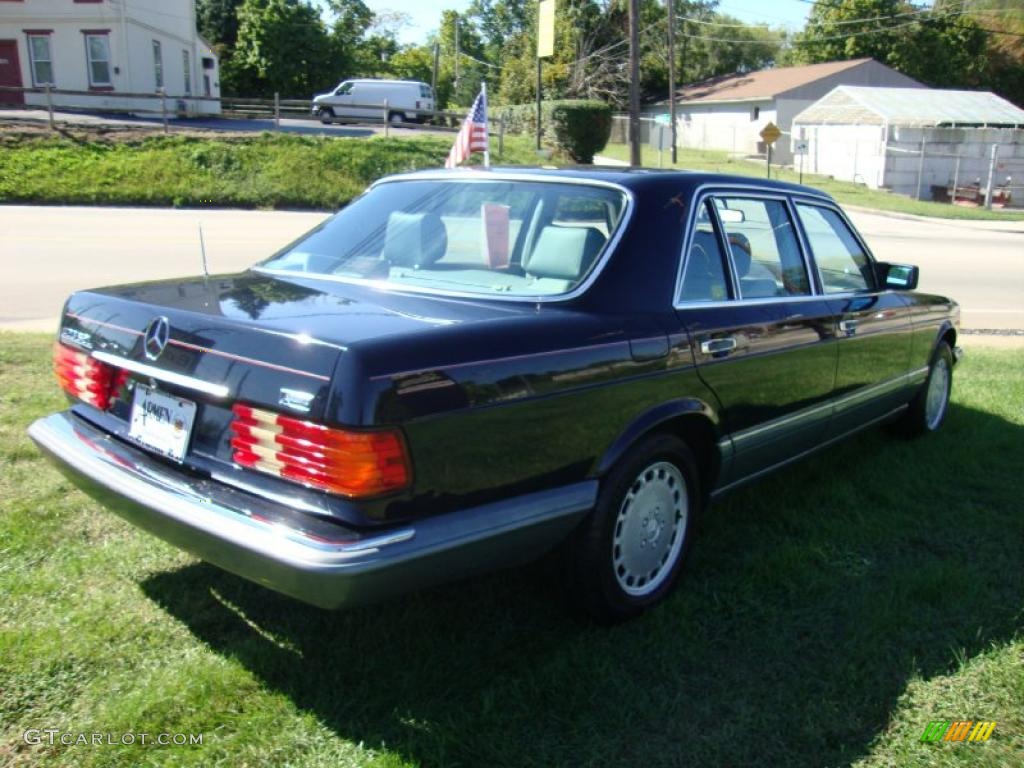 1987 S Class 420 SEL - Midnight Blue / Grey photo #8