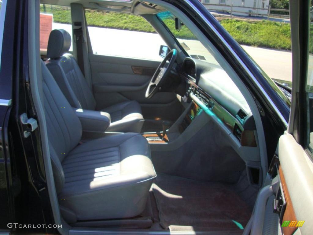 1987 S Class 420 SEL - Midnight Blue / Grey photo #18