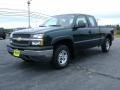 2004 Dark Green Metallic Chevrolet Silverado 1500 Extended Cab 4x4  photo #3