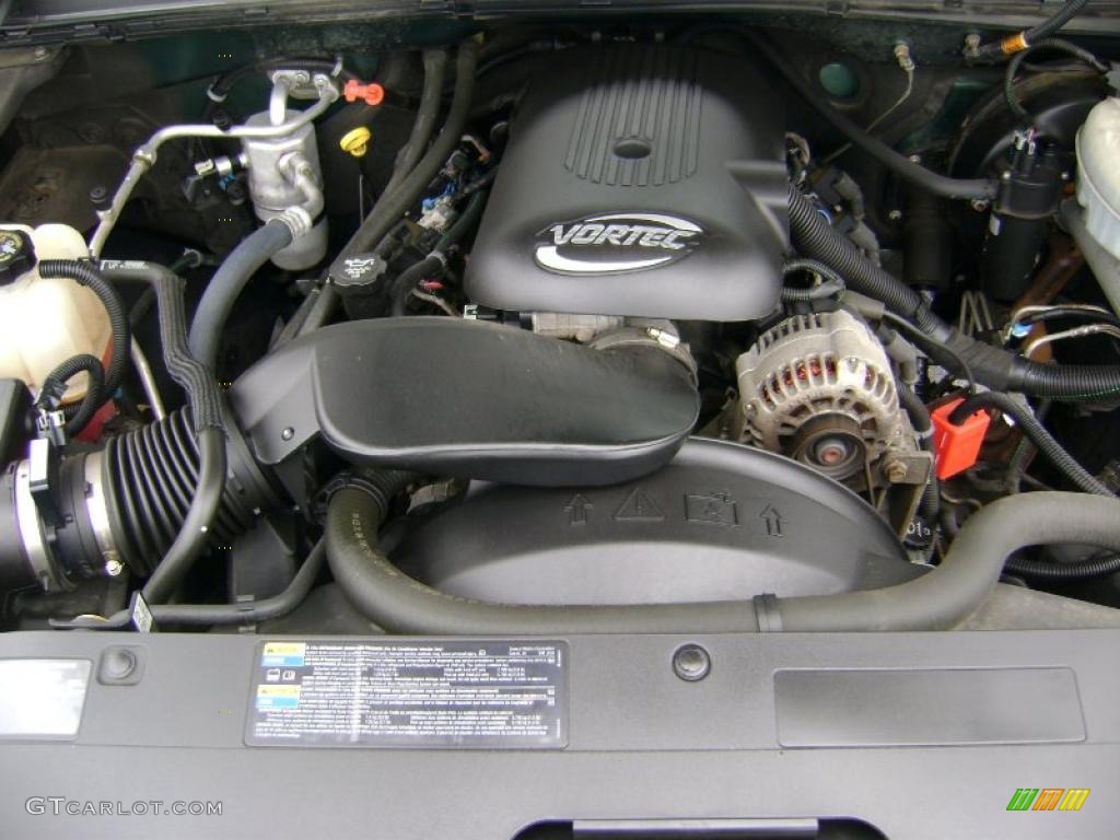 2004 Chevrolet Silverado 1500 Extended Cab 4x4 4.8 Liter OHV 16-Valve Vortec V8 Engine Photo #37599295
