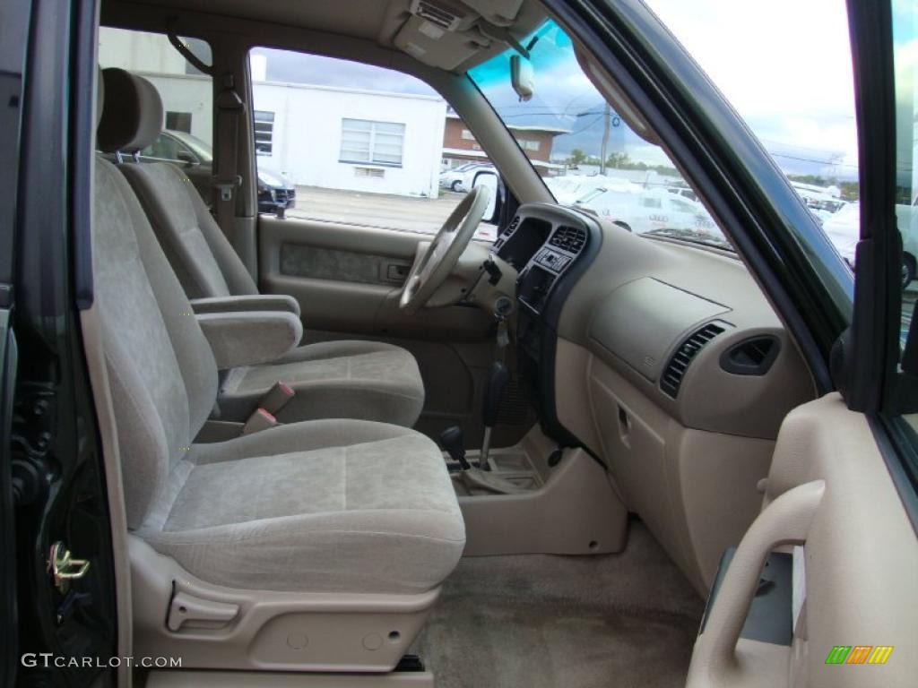 2002 Trooper LS 4x4 - Dragon Green Mica / Beige photo #20