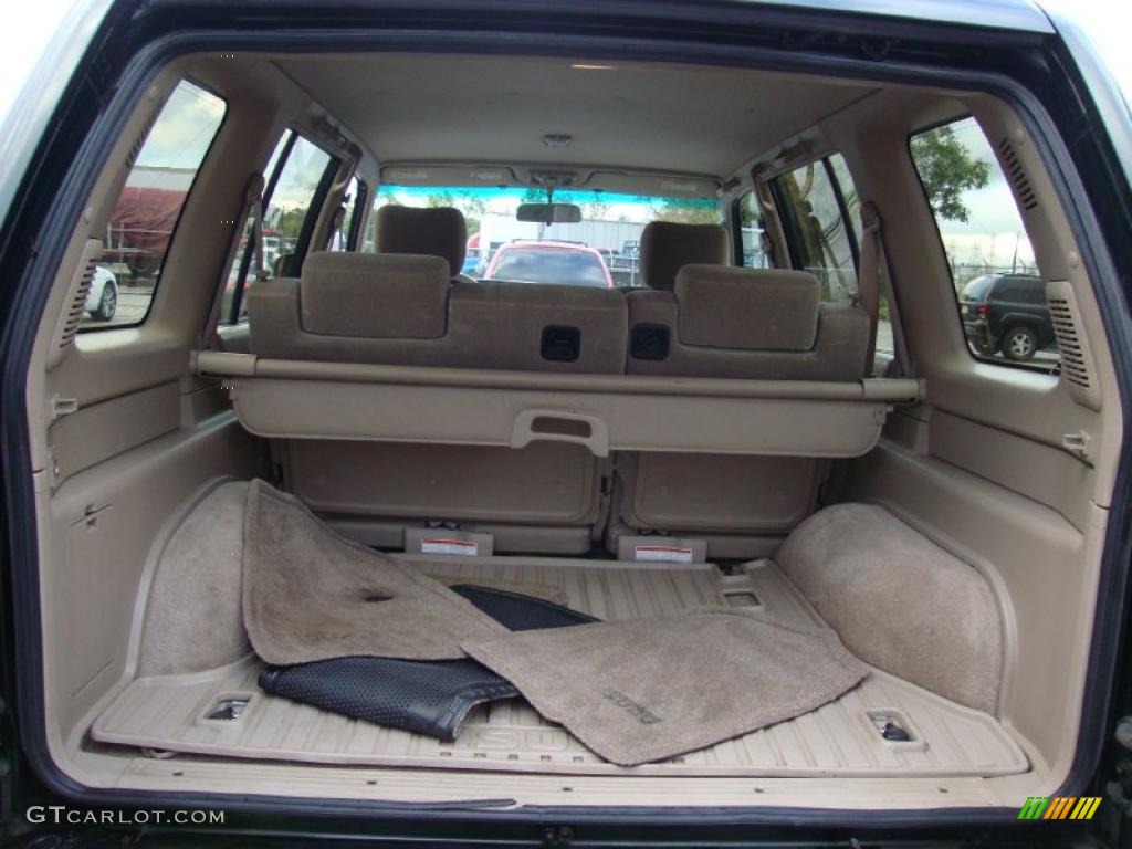 2002 Trooper LS 4x4 - Dragon Green Mica / Beige photo #28