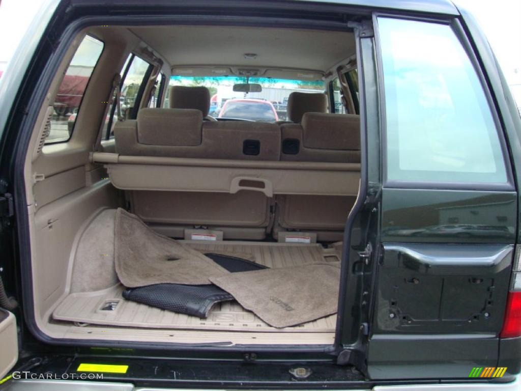2002 Trooper LS 4x4 - Dragon Green Mica / Beige photo #29