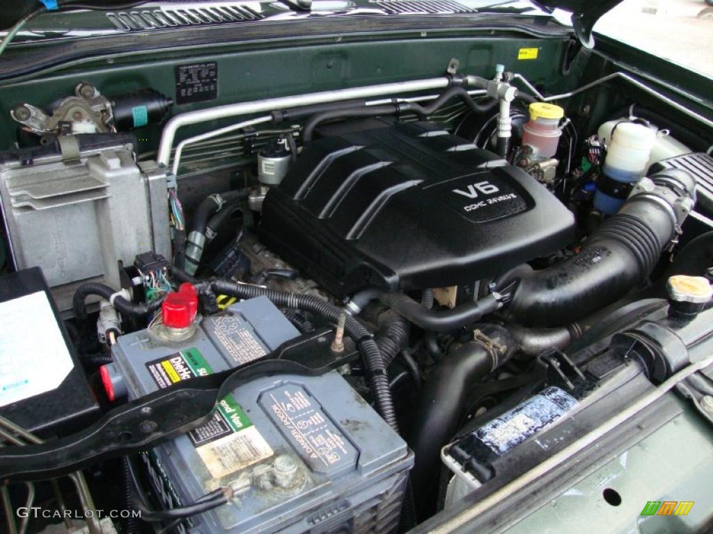 2002 Trooper LS 4x4 - Dragon Green Mica / Beige photo #37