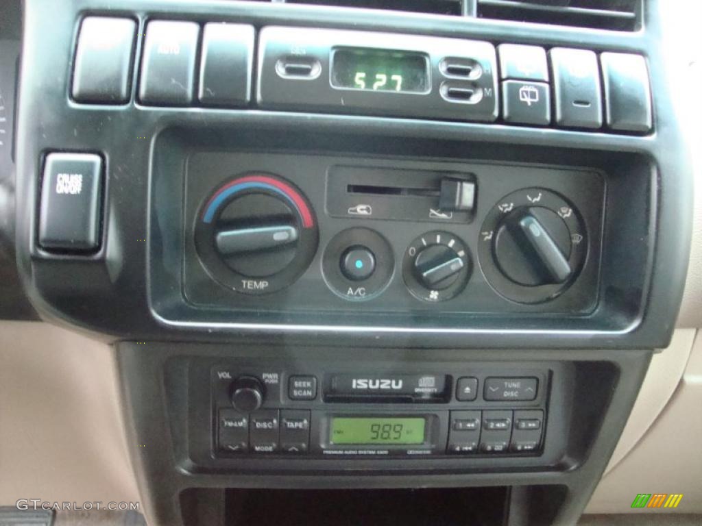2002 Trooper LS 4x4 - Dragon Green Mica / Beige photo #44