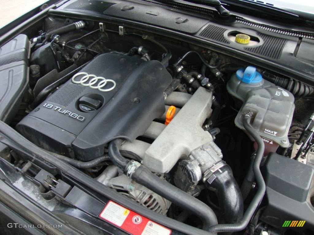 2002 Audi A4 1.8T Sedan 1.8L Turbocharged DOHC 20V 4 Cylinder Engine Photo #37600687
