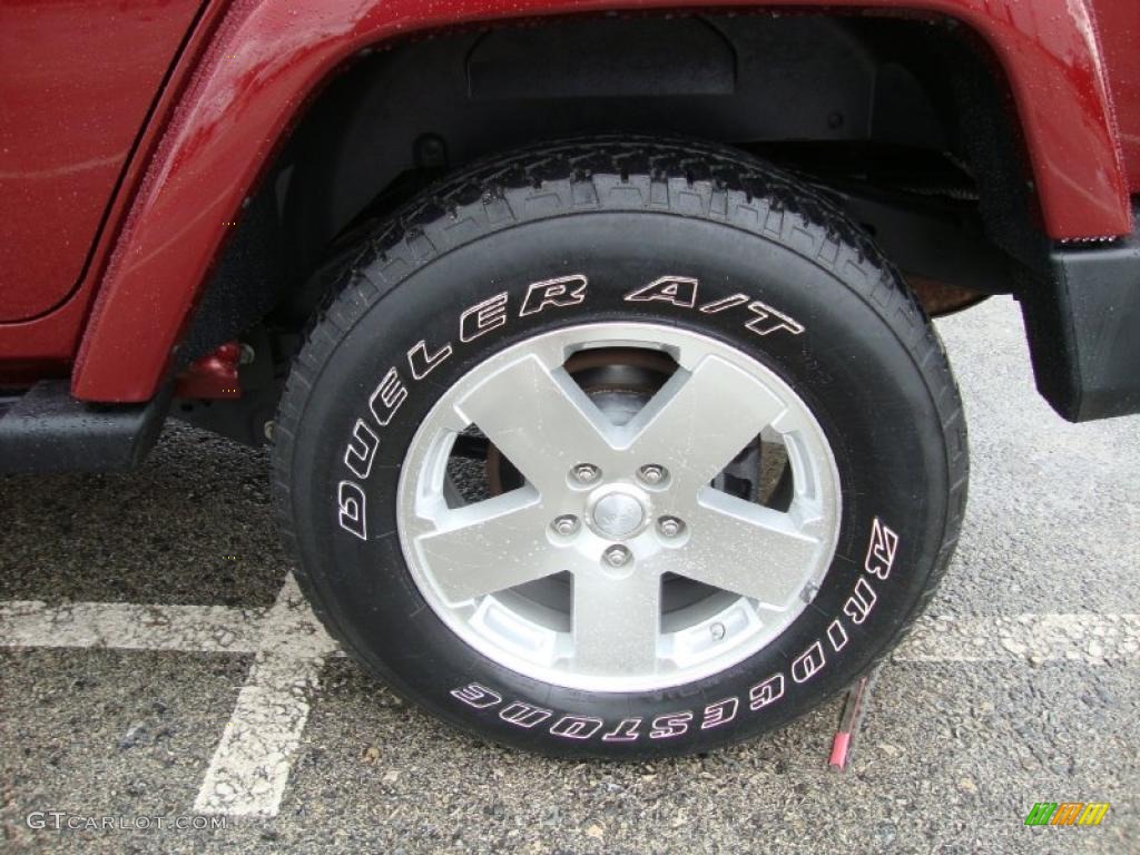 2008 Jeep Wrangler Unlimited Sahara 4x4 Wheel Photo #37601495