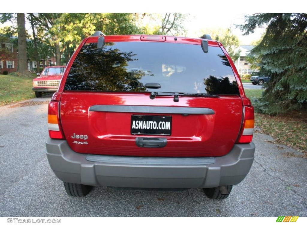 2002 Grand Cherokee Laredo 4x4 - Inferno Red Tinted Pearlcoat / Dark Slate Gray photo #5