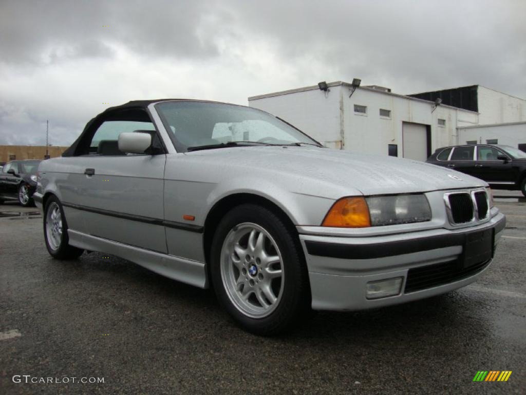 1998 3 Series 328i Convertible - Arctic Silver Metallic / Gray photo #5