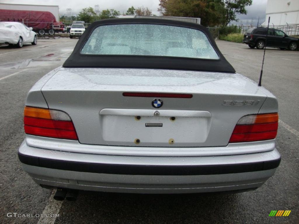 1998 3 Series 328i Convertible - Arctic Silver Metallic / Gray photo #9