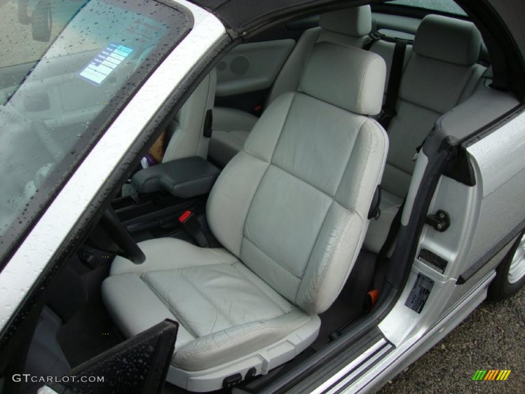 1998 3 Series 328i Convertible - Arctic Silver Metallic / Gray photo #18