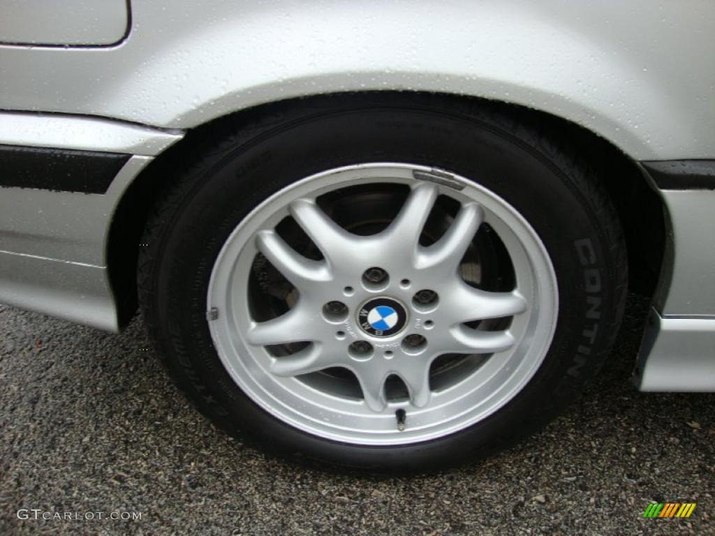 1998 3 Series 328i Convertible - Arctic Silver Metallic / Gray photo #28