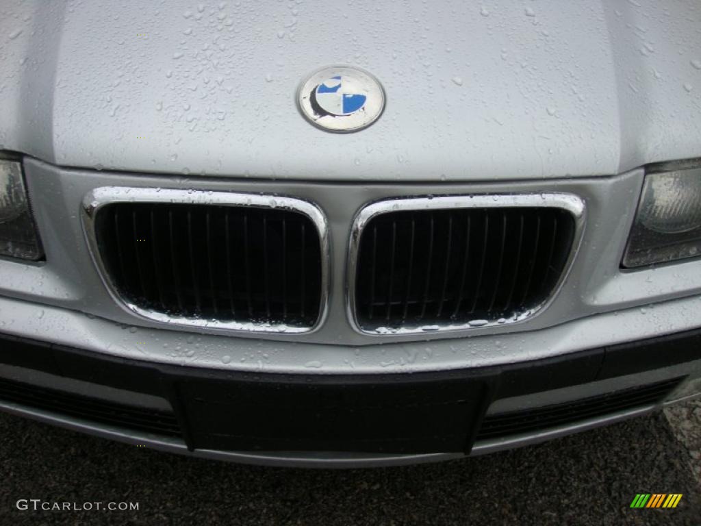 1998 3 Series 328i Convertible - Arctic Silver Metallic / Gray photo #33