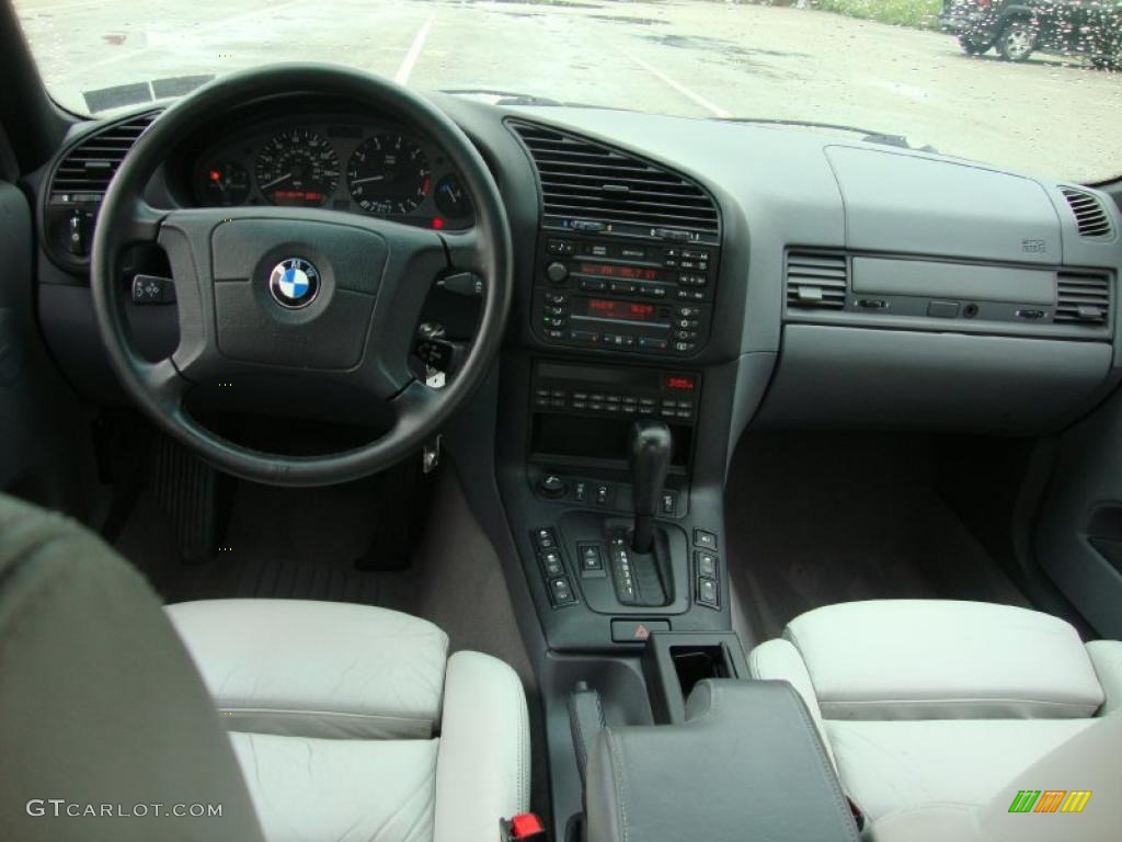 1998 3 Series 328i Convertible - Arctic Silver Metallic / Gray photo #38