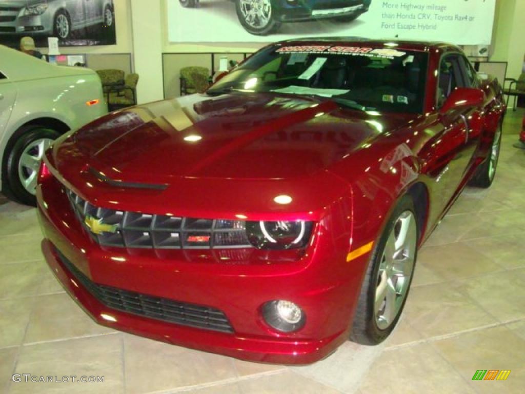 2010 Camaro SS/RS Coupe - Red Jewel Tintcoat / Black photo #1